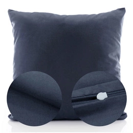 Cotton Pillowcase 50 x 50 Uniform Ola Navy Blue