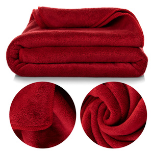 Towel 50 x 90 Microfiber Amy 04 380 g/m2 Red