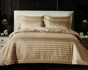 Bedding 160 x 200 3pc Satin Stripes Leon 02