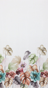 Curtain 140 x 250 Decorative Przel Nikola B+Green