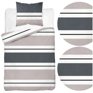 Bedding 140 x 200 2pc Asti Satin Cotton 5219A