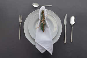 Fabric 160 cm Tablecloth Stainproof MM44T Graphite