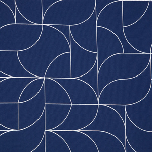 Curtain 140 x 250 Decorative Evi Navy+Silver