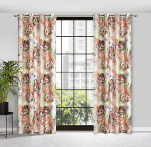 Curtain 140 x 250 Decorative Drawstring Altea Beige