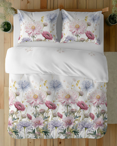 Bedding set 140 x 200 2pcs Asti Satin Cotton 5482A