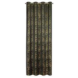 Curtain 140 x 250 Decorative Velvet Sara Black+Gold