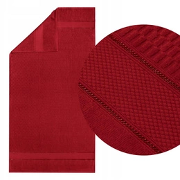 Towel 100 x 150 Peru Cotton 500g/m2 Velour Red