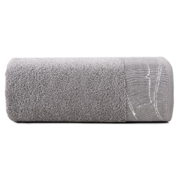 70 x 140 Bath Towel Cotton Metallic Steel