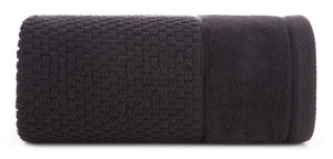 50 x 90 Bath Towel Cotton Frida 06 Black