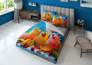 Bedding 160 x 200 3pc Satin Egil 4213A