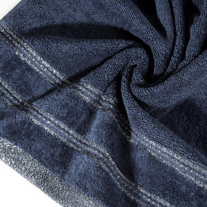 Bath Towel Glory1 (08) 30 x 50 Navy Blue