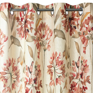Curtain 140 x 250 Decorative Jenny Nat+Pink