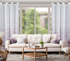 Curtain 140 x 250 Decorative Noemi Bia+Fiol