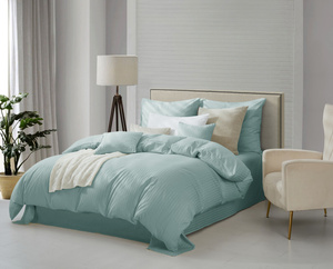 Bedding 220 x 200 3pc Cotton Adamash Sage