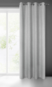 Decorative Curtain Linda 140 x 250 Spun Gray