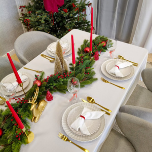 Tablecloth 140x200 Stain-Resistant Surbo White