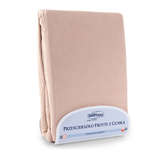 Terry sheet with elastic 020_D Beige 160x200