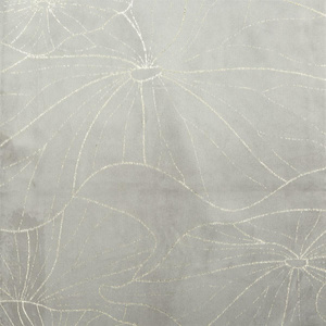 35 x 140 Decorative Velvet Blink18 Silver Runner