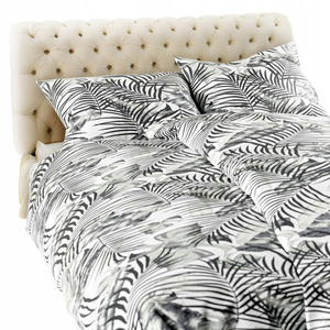 Bedding 160 x 200 3pc Flannel Jungle Grey