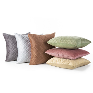 40 x 40 Quilted Velvet Pillowcase Luiz3 J. Green