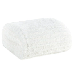 Blanket 150 x 200 Microfiber Embossed Lisa White