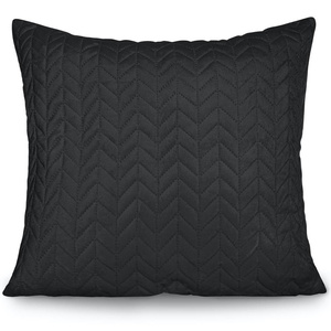 45 x 45 Decorative Velvet Moxie Pillowcase Black