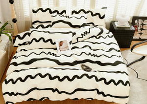 Bedding 160 x 200 3 pcs Cotton Satin no. A1832