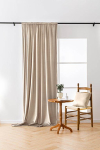 Curtain 140 x 270 Velvet Tunnel Tape Giorgia 04