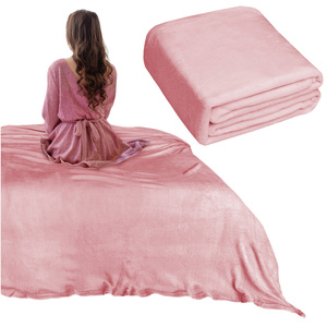 Blanket 160 x 200 Microfiber Solid Juana 09