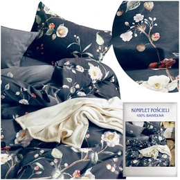 Bedding 160 x 200 3 pcs Cotton Satin no. A1821