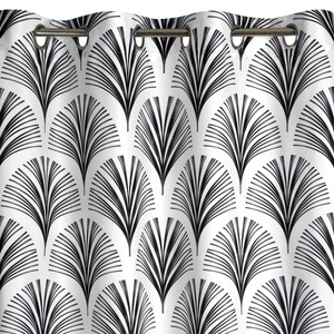 Curtain 140 x 250 Decorative Karin Bia+Black