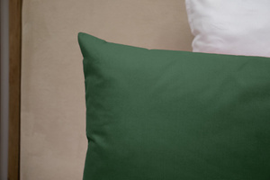 Cotton pillowcase 40 x 60 Solid Ola Bottle green