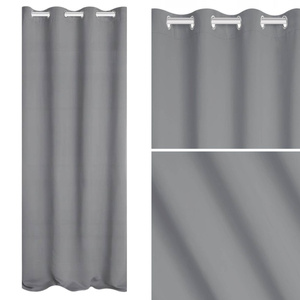 Curtain 140 x 250 Blackout Hold Hold Hold Hold Silver