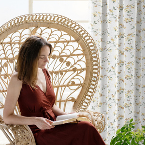 Curtain 140 x 270 Decorative Dina Bia+Mustard