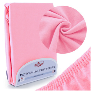 Jersey Bed Sheet with Eraser 012_D Light Pink 160x200