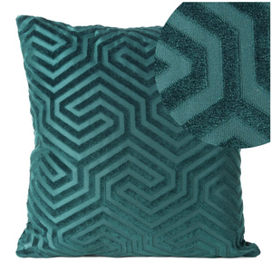 Decorative Velvet pillowcase 40 x 40 Inga C.Turquoise