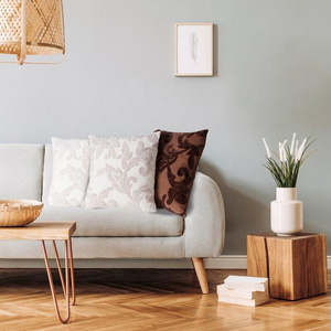 45 x 45 Decorative Velvet Verso Pillowcase Black