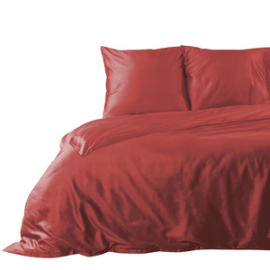 Bedding 160 x 200 3pc Satin Nova3 Red