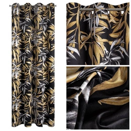 Pierre Cardin Zoja Velvet Curtain 140 x 250 Beige