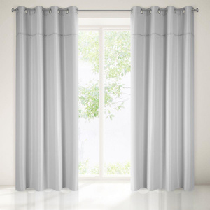 Defne Decorative Curtain 135 x 260 Steel