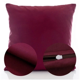 Cotton pillowcase 45 x 45 Uniform Ola Maroon Maroon