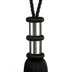 Decorative Cord for Curtains 78 x 38 Jolie Black
