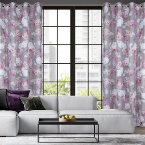 Curtain 140 x 250 Decorative Sherry Silver+Pink