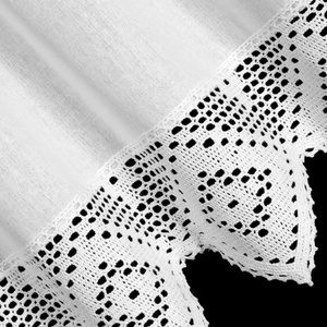 Decorative curtain Isaac on tape 60 x 150 White