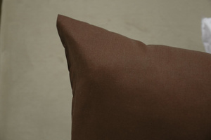 Cotton pillowcase 45 x 45 Solid Ola Brown