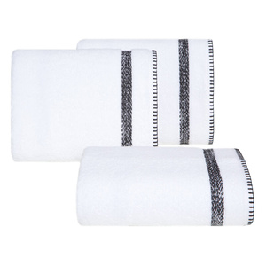 Towel 50 x 90 Bath Frotte Viera 01 White