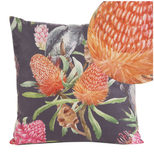 Decorative pillowcase Mink/20 45 x 45 Black+Black