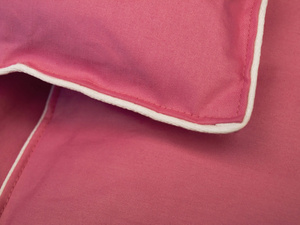 Half Fluff Pink Quilt 90x120