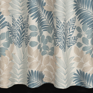 Curtain 140 x 270 Decorative Lenny Natur+Blue