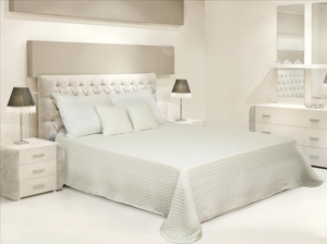 Bedspread 240 x 220 Single Color Jacquard Carmen 3